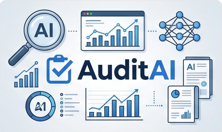 AuditAI — AI 기반 스마트 감사 서비스 화면