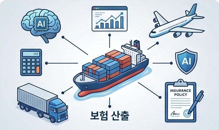 스마트 AI 적하보험 산출 — AI Cargo Insurance 서비스 화면